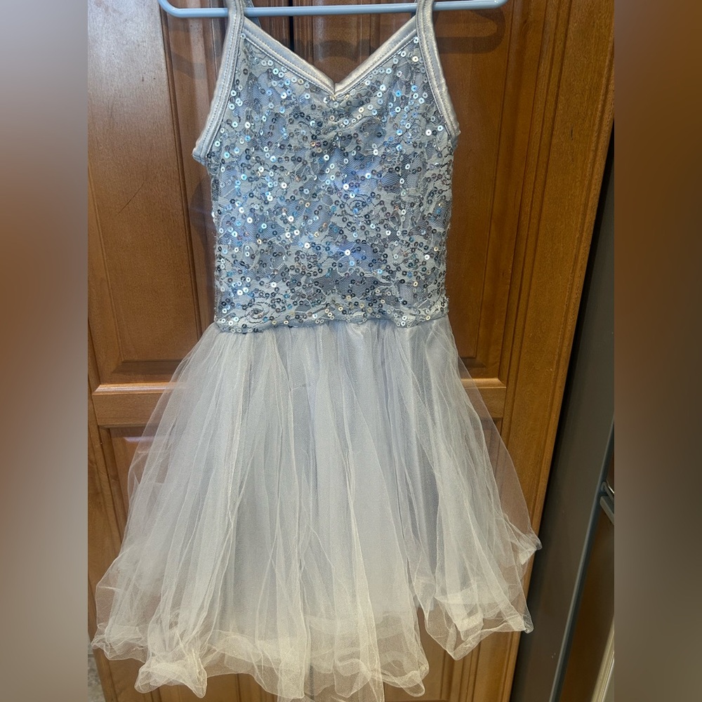 Weissman. Sparkling Sequin Tulle Dress